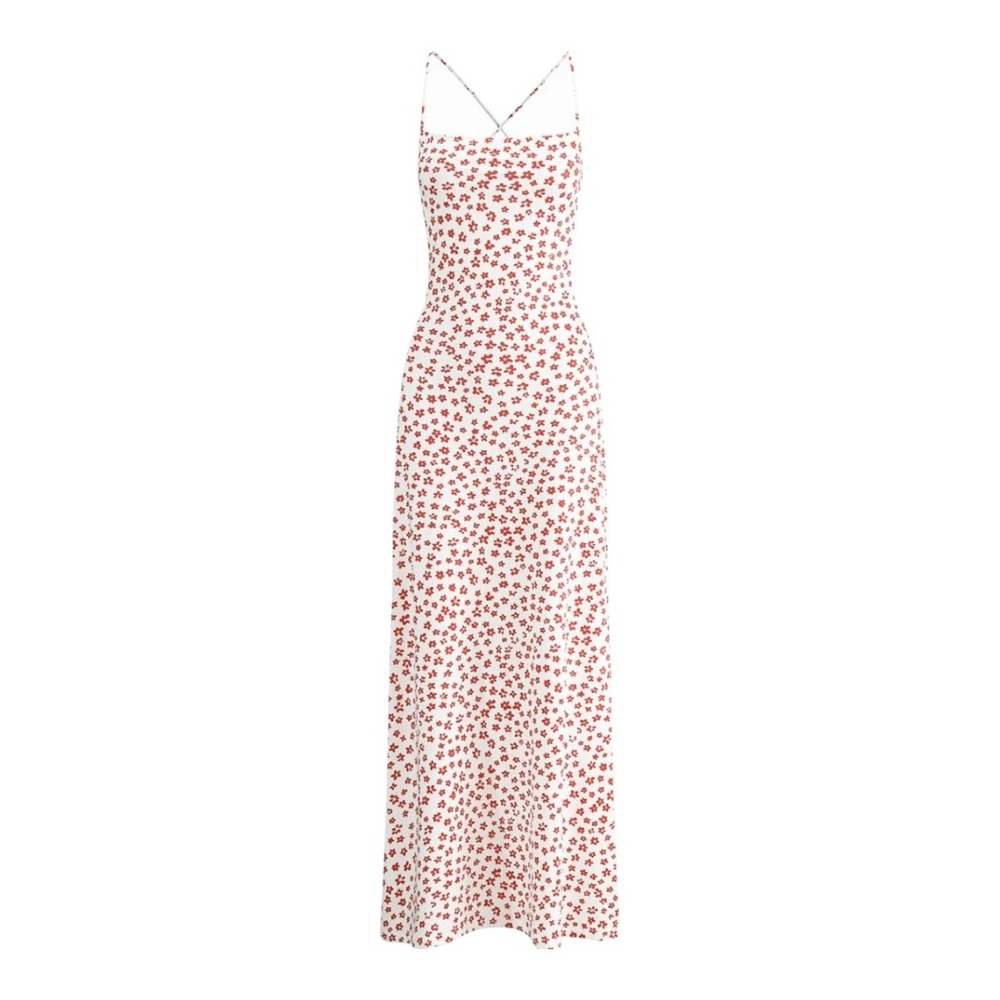 Commense
Strappy Floral Print Crisscross Flowy Long Dress
Multicolor Medium NWT